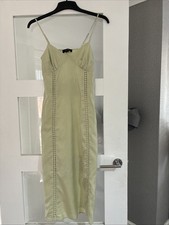 Lola May Women’s Dress Size 6 Light Green Occasion Wedding Party Midi Dress