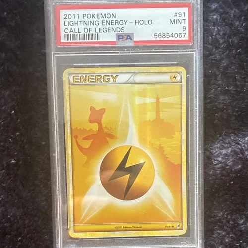 POKEMON LIGHTNING ENERGY HOLO CALL OF LEGENDS 91/95 PSA 9 ENGLISH 2011