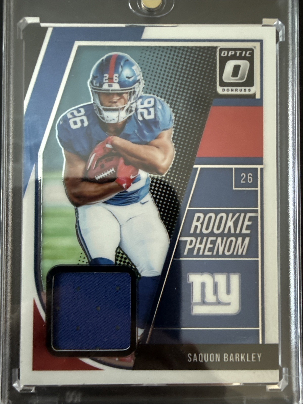 2018 Panini Donruss Rookie Phenom Jerseys Saquon Barkley #RB-SB