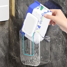 Space Efficient Wet Wipes and Paper Towel Storage Box for Wall Mounting