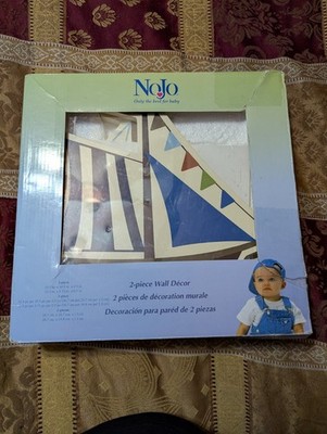 NoJo Ahoy Mate Wooden Wall Art Ppc Sail Boat Nautical Theme Kids