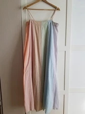 Mara Hoffman Swim Coverup Stripe Maxi Dress 100% Organic Cotton SizeM