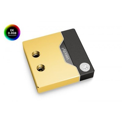 EK-Quantum Velocity2 D-RGB - 1700 Nickel + Gold - B-Ware