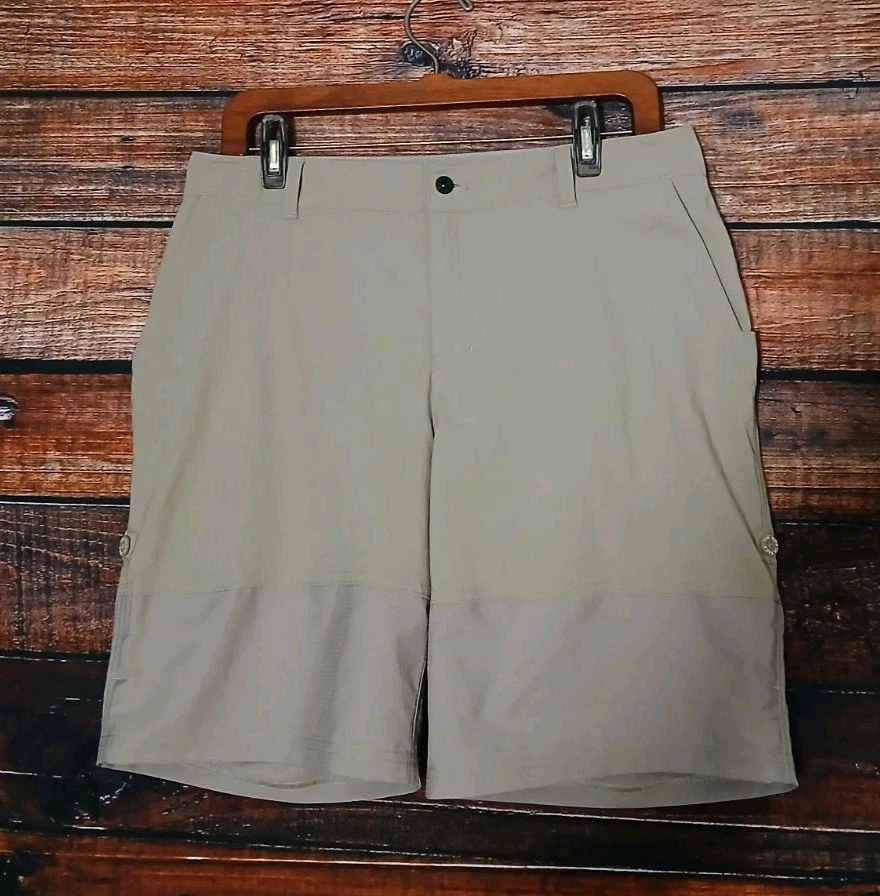 Pantalones Cortos The North Face Talla 10 Caqui Tostado Exterior Senderismo Ligero Nylon Enrollable Foto 3 de 4