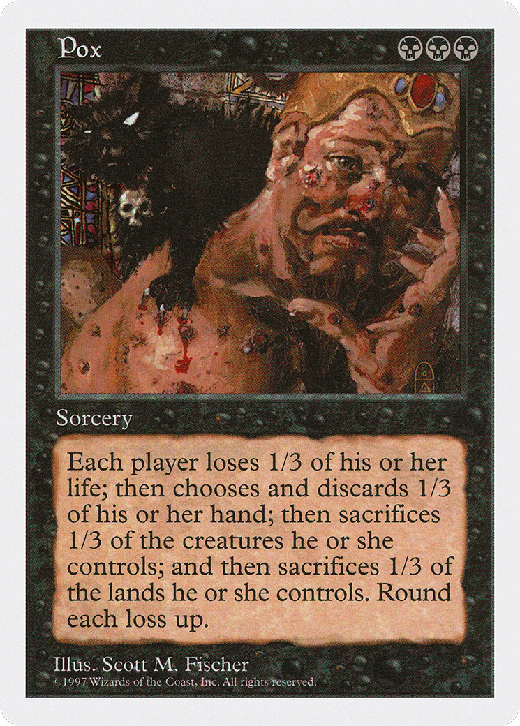Pox (MP) Fifth Edition 5ED Magic MTG
