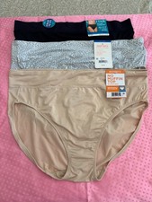 Warners Panty No Pinch No Problems Hi-Cut Brief Panties Womens X-Large 2 get 1