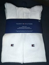Tommy Hilfiger Cushion Crew Socks Men 5 Pairs...
