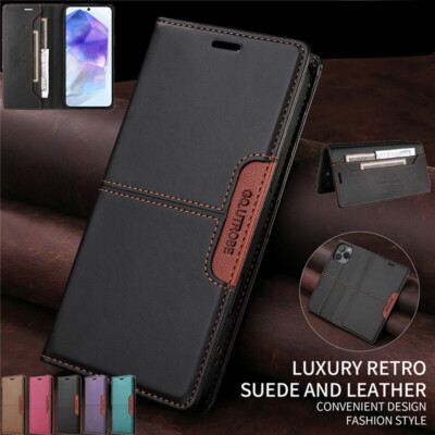 Handyhülle für Samsung A16 A05 A15 A35 A55 A14 A54 Leder Wallet Case Tasche Etui