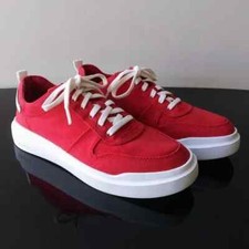 COLE HAAN Women's Grandpro Rally Canvas Court Sneaker in Tango Red