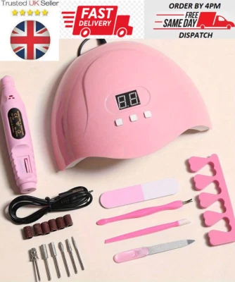 Gel Nail Polish Set With UV Led Nail Lamp Manicure Tool Kit Gel Nail Starter Kit