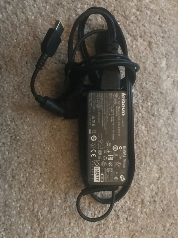 Lenovo AC/DC Power Adapter ADLX45NDC3A 20V-2.25A 45W SA10M42787 01FR038 U100EA