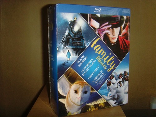 FAMILY MOVIES BLU RAY SET, 4 FILMS inc. POLAR EXPRESS etc.,NEW+SEALED, (IMPORT). - Picture 2 of 3