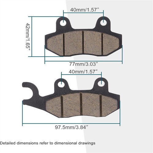 Disc Rear Brake Pads Replacement For Pit Pro Traill Quad Dirt Bike ATV Dune - Picture 2 of 6