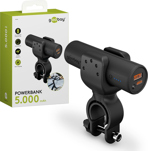 Powerbank 5.000 mAh Bike Akku pack mit Lenkerhalterung für Fahrrad, E-Bike - Bild 2 von 13