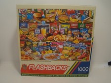 Master Pieces 1000 Piece Puzzles - Flashbacks with Poster