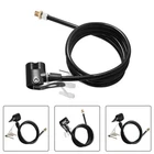 Bicycle Bike Tire Air Pump Inflator Replacement Hose Tube 120cm With Adapters