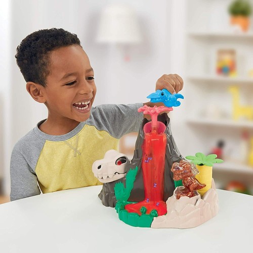Hasbro Play-Doh Slime Dino Crew Lava Bones Island Toy Kids Volcano Set Children - Picture 6 of 6