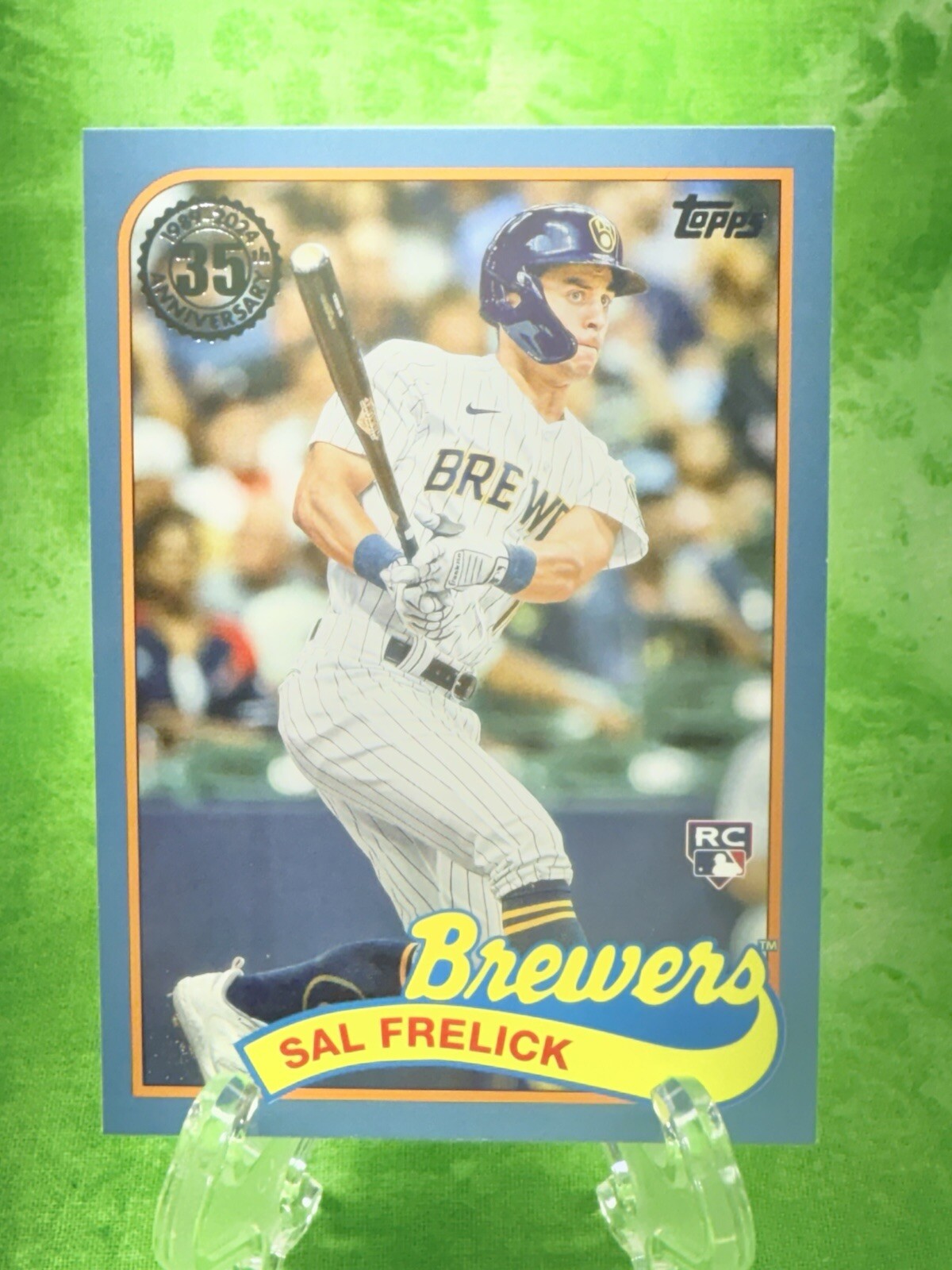 Sal Frelick - Blue - 1989 Topps 35th - 2024 Topps Series 1 #89B-9 MKE Brewers