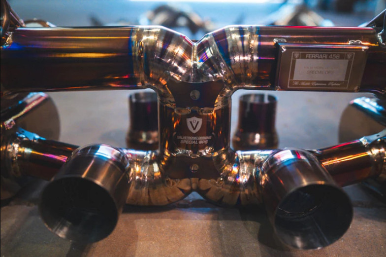 Valvetronic Designs Titanium Valved Catback Exhaust For 10-15 Ferrari 458 Italia