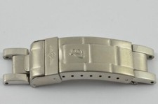 BREITLING Fibbia Pieghevole 18MM Nuovo Per Old Navitimer Vintage Cinturino NOS
