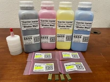 (200g/180g) HC Toner Refill for Xerox WorkCentre 6655 + 4 Chip (51 ~ 50) M