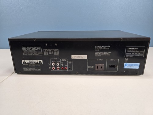 Technics Stereo Double Cassette Deck RS-TR210 ***NO AUDIO OUT*** - Picture 10 of 13