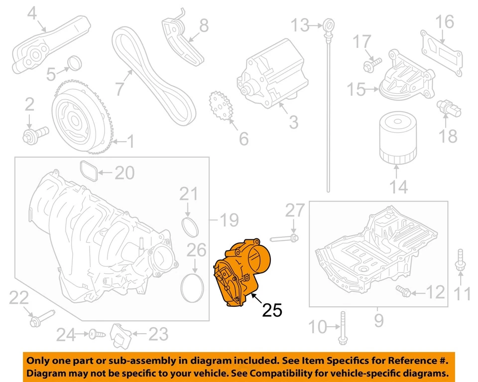 Used Fuel Injection Throttle Body fits: 2015 Ford Transit connect Throttle Valve Foto 3 de 4