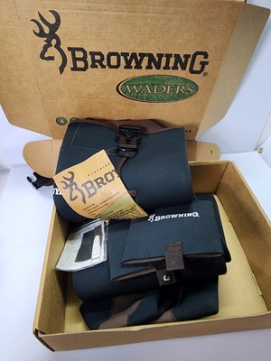 NEW Vtg Rare Browning Chest Wader Neoprene Soft Foot Fishing Mens Medium NEW