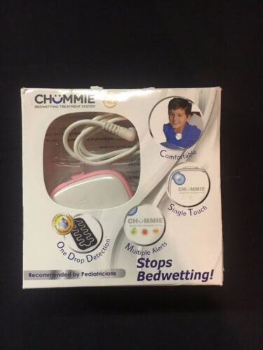 Pink Chummie Elite Bedwetting Alarm for Children and Deep Sleepers Award Winning - Zdjęcie 1 z 2