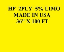 Color Stable Window Tint Roll 5 36 X100 Ft Limo Dark Made In Usa 2 Ply