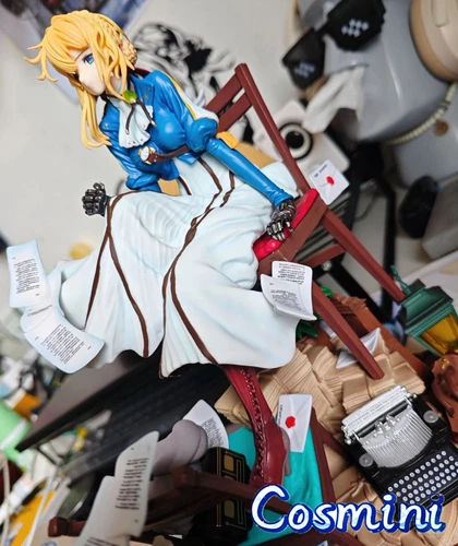 In Stock Violet Evergarden 25cm Figure Toy PVC Collection Model Anime Gift - Picture 10 of 20