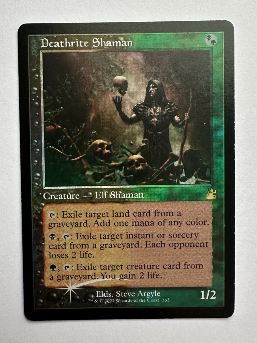 Deathrite Shaman (Retro Frame) Ravnica Remastered Foil for sale online ...