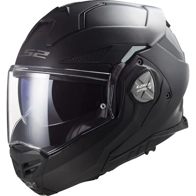 Casque De Moto LS2 S Advant X SOLIDE FF901 - Casque Intégral Noir Mat - Photo 1/4