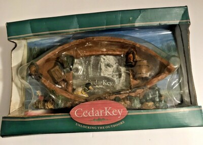 Picture  Frame Cedar Key Boat Series Hunting Boat 3 x 4 Man cave Gift