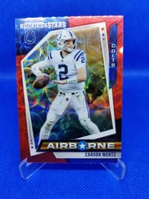 2021 Rookies and Stars CARSON WENTZ Red Scope Airborne -  COLTS - #AB-15
