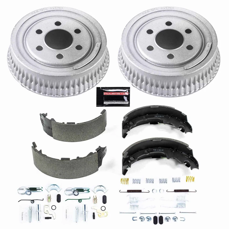 Power Stop 1-Click Daily Driver Rear Drum & Shoe Kit for 1992-2002 Dodge Dakota Foto 2 de 2