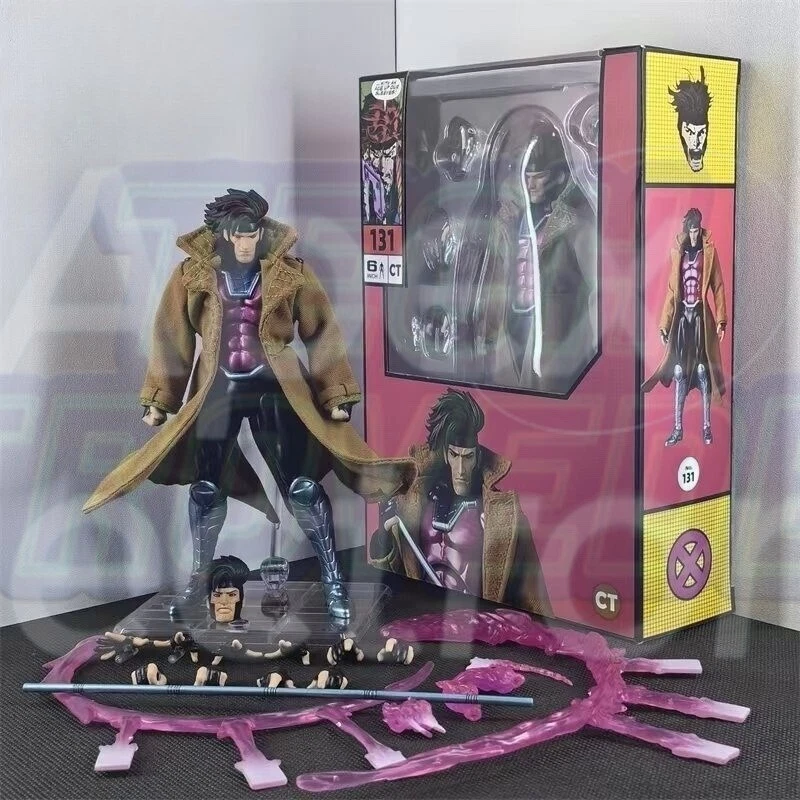 CT Toys Mafex131 X-MEN Gambit Action Figure Remy Etienne LeBeau Pvc Statue