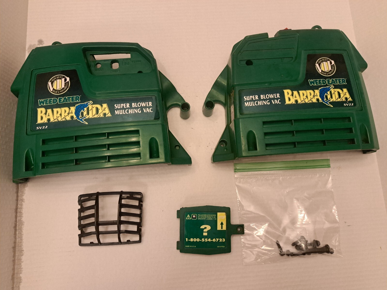 SV22 Weed Eater Barracuda Engine Cover with Mounting Hardware eBay