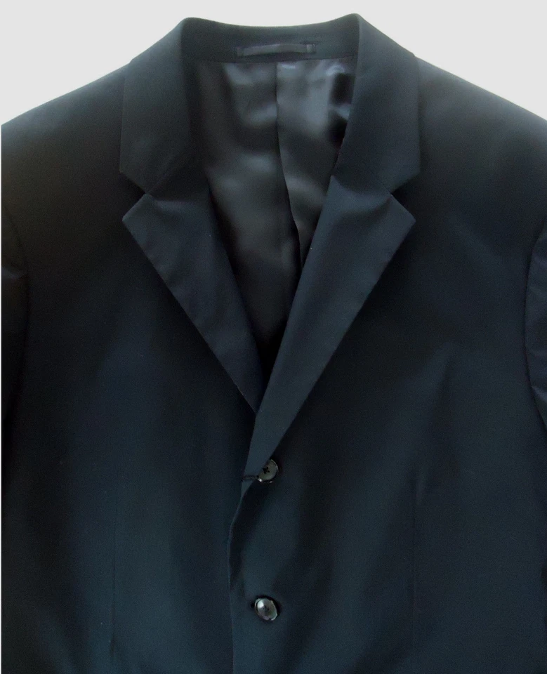 NWT Theory Black Cotton Blend Slim Fit Lightweight Sport Coat Blazer 40R - Image 2 of 4