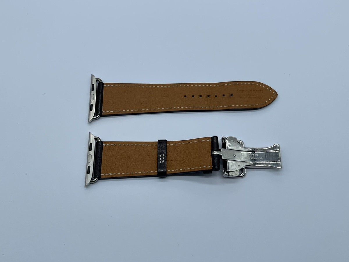 Genuine Apple Watch Hermes Ebene Single Tour Deployment Buckle