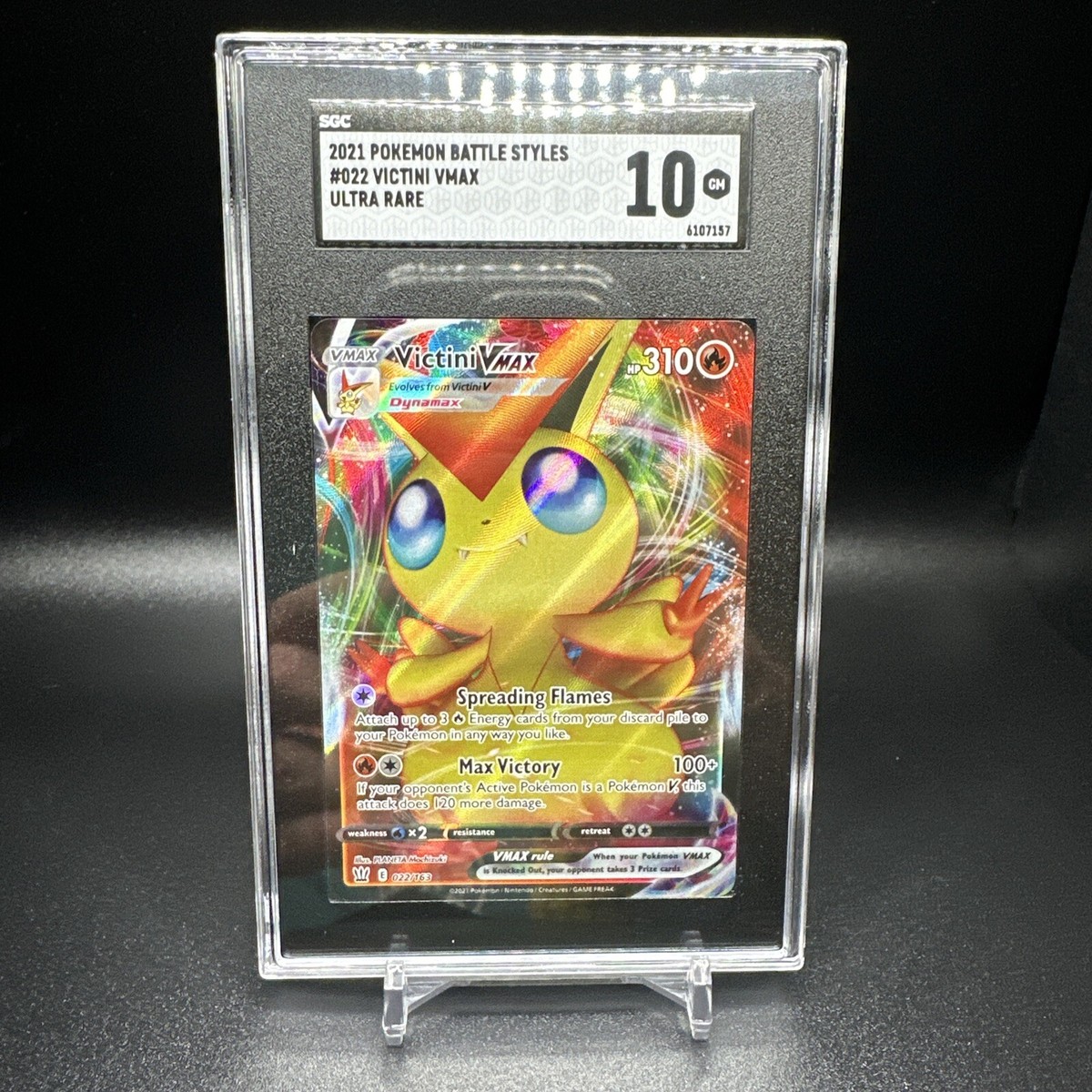 超貴重‼️ デジモン 未開封box2点 Victini VMAX 022/163 Swsh05: Battle Styles Holo for sale