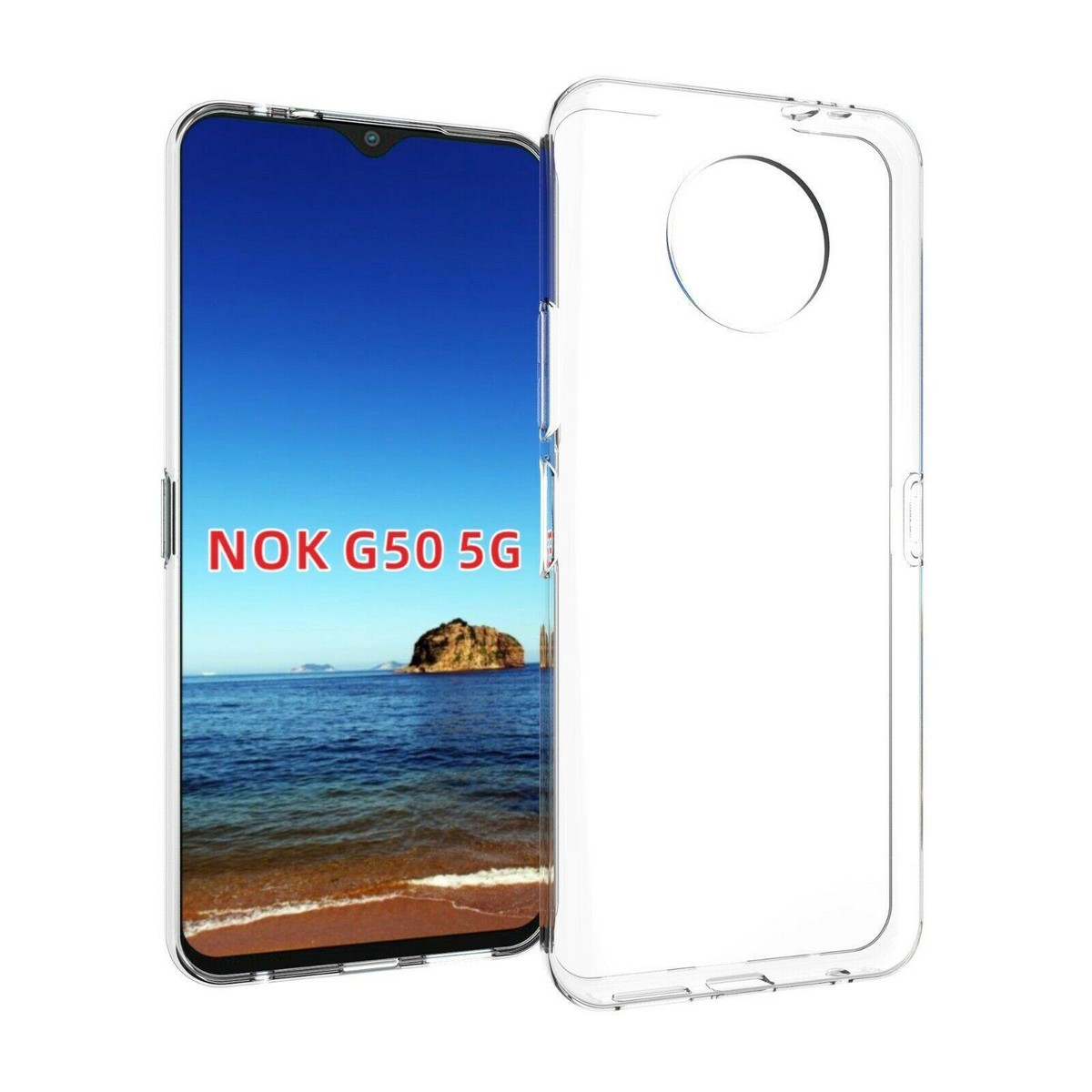 REY Transparent Silicone TPU Case For Nokia XR20, Mobile Phone