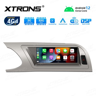 XTRONS 8,8'' Autoradio Android 12 2G+32GB IPS DSP GPS Navi für Audi A4 B8 S4 RS4