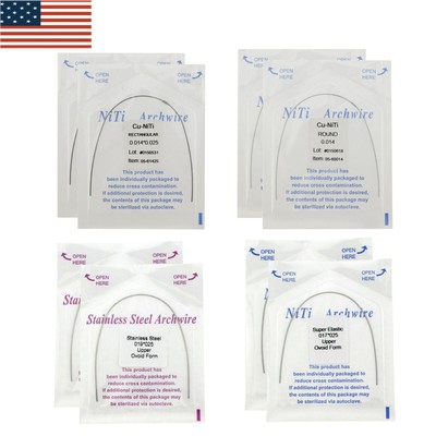 Dental Orthodontic Copper Niti Arch Wires for Self Ligating Brackets Ormco Damon