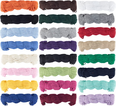 3mm/5mm Baumwollkordel 50m/100m Kordel Baumwolle Schnur 25 Farben