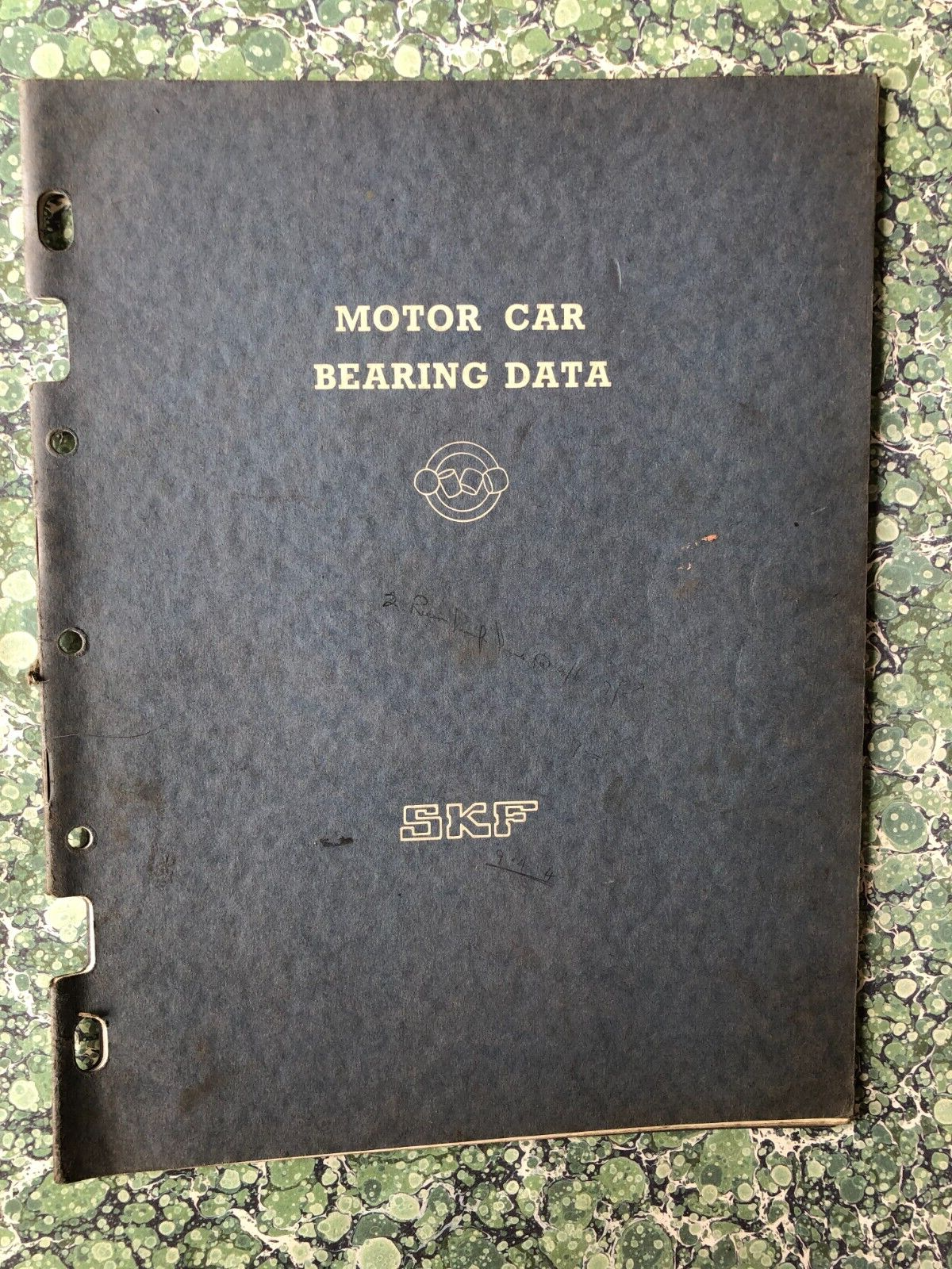 SKF Motor Car Bearing Data Applications Catalogue 1958 1933 - 1958 2925G