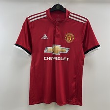 Manchester United Home Football Shirt 2017/18 Small Adidas C646