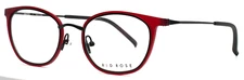 INNOTEC by OGI Sawyer 5455 Red Womens Semi Cat Eye Full Rim Eyeglasses 48-21-140
