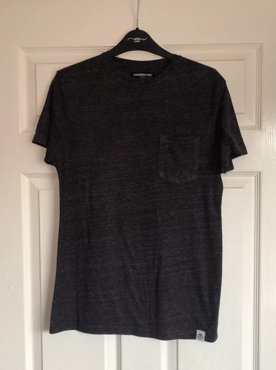 Mens T shirt Cedar Wood State Size XS eBay