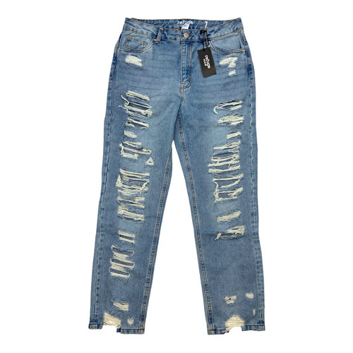 Mom Classic High Rise Ripped Jeans Size 